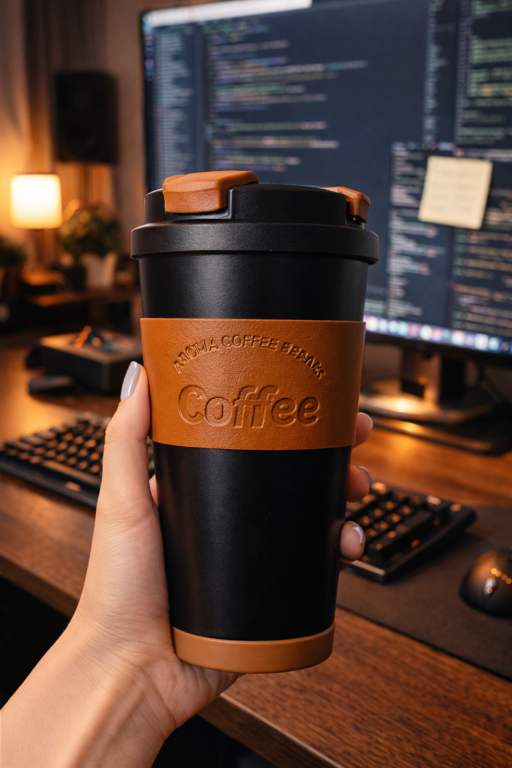 AromaGrip Insulated Coffee Tumbler